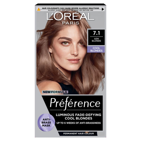 L'Oreal Paris Preference Cool Blondes 7.1 Iceland Permanent Hair Dye