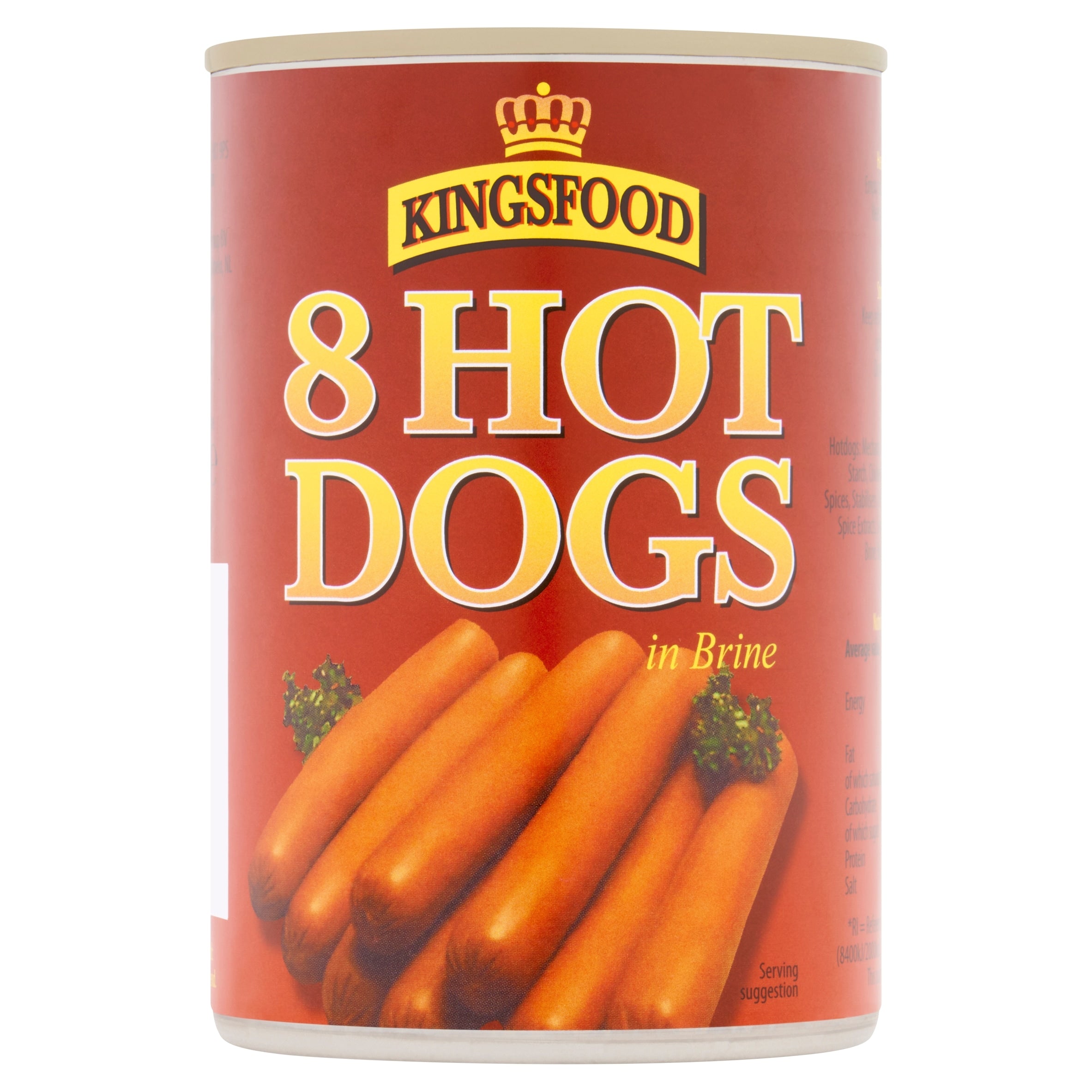 Lancaster 8 Hot Dogs In Brine 400 g