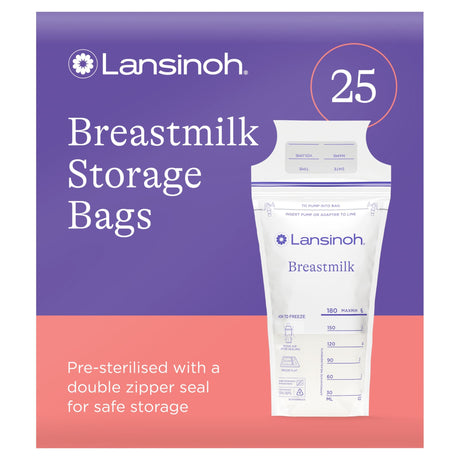 Lansinoh Breastmilk Storage Bags 25 Pack