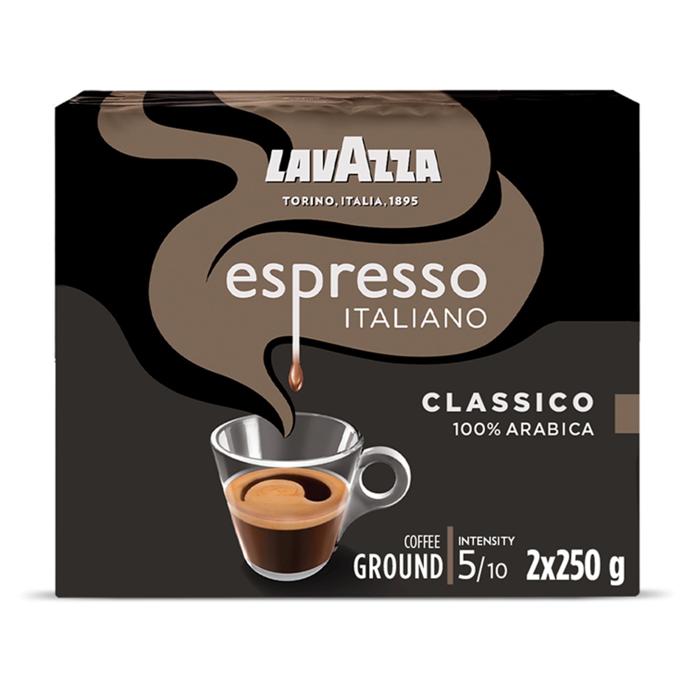 Lavazza Espresso Ground Coffee 2 x 250 g