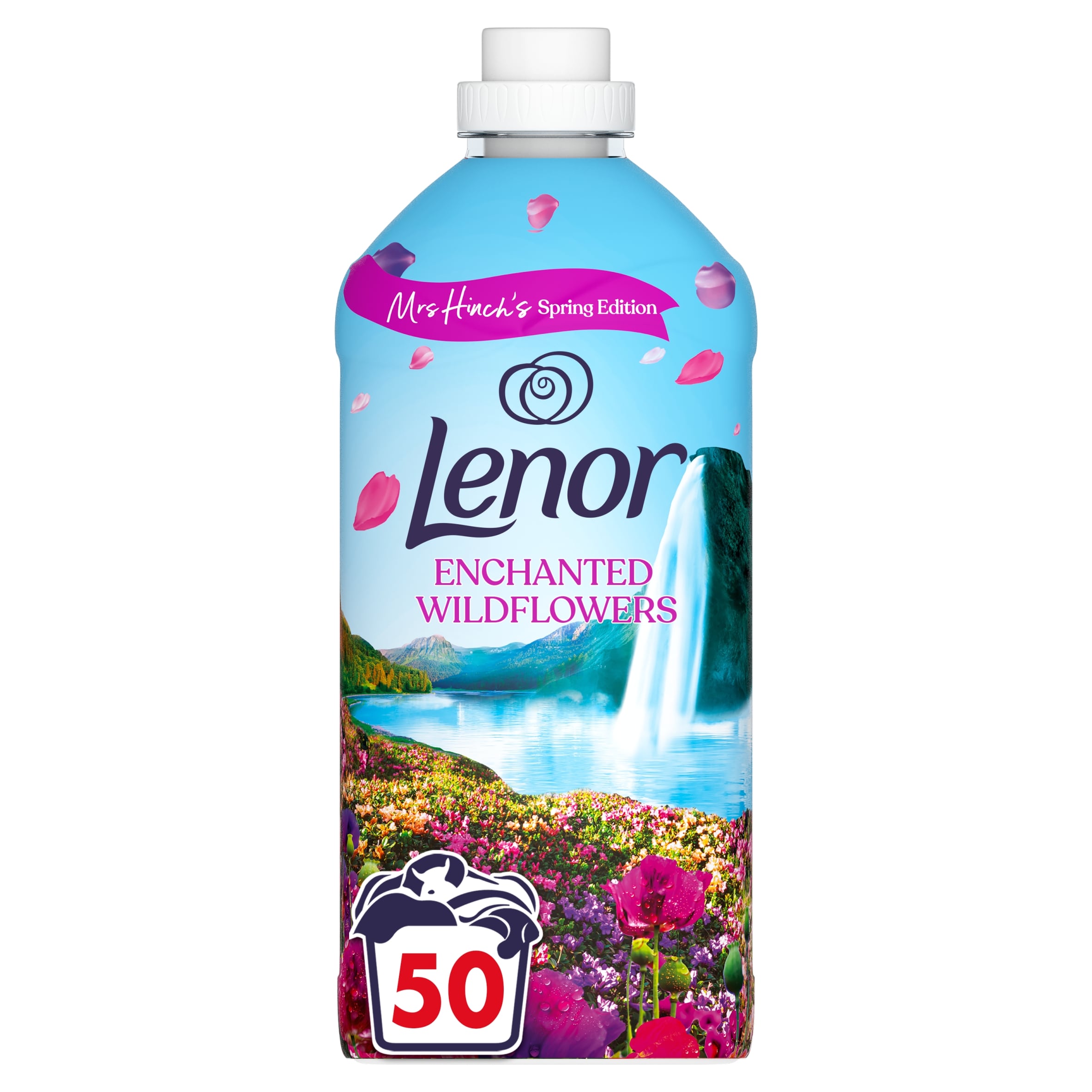 Lenor Fabric Conditioner Mrs Hinch's Spring Edition Enchanted Wildflowers 50 Washes 1.65 L