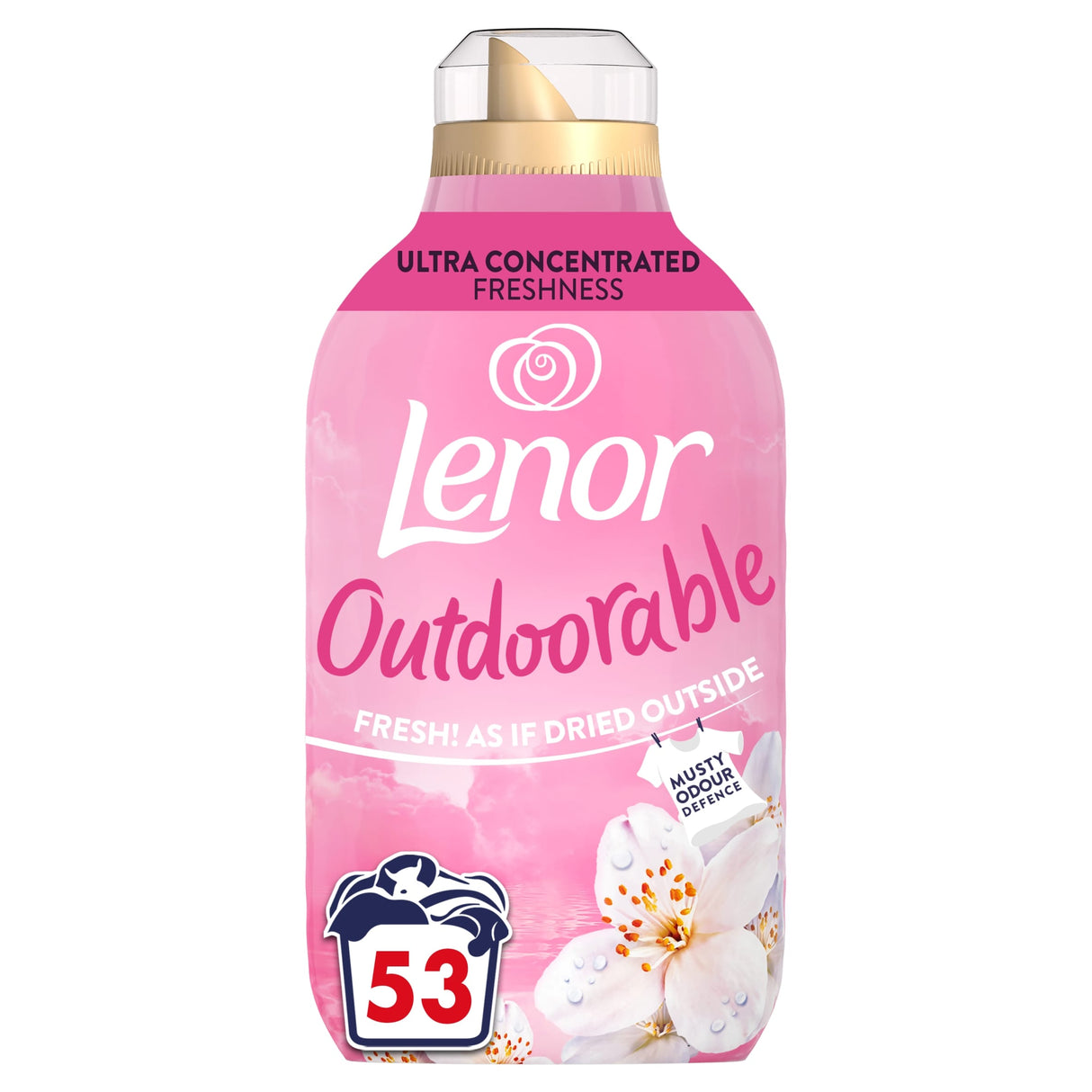 Lenor Outdoorable Fabric Conditioner Dreamy Jasmine 53 Washes 742 ml