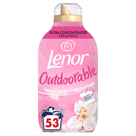 Lenor Outdoorable Fabric Conditioner Dreamy Jasmine 53 Washes 742 ml