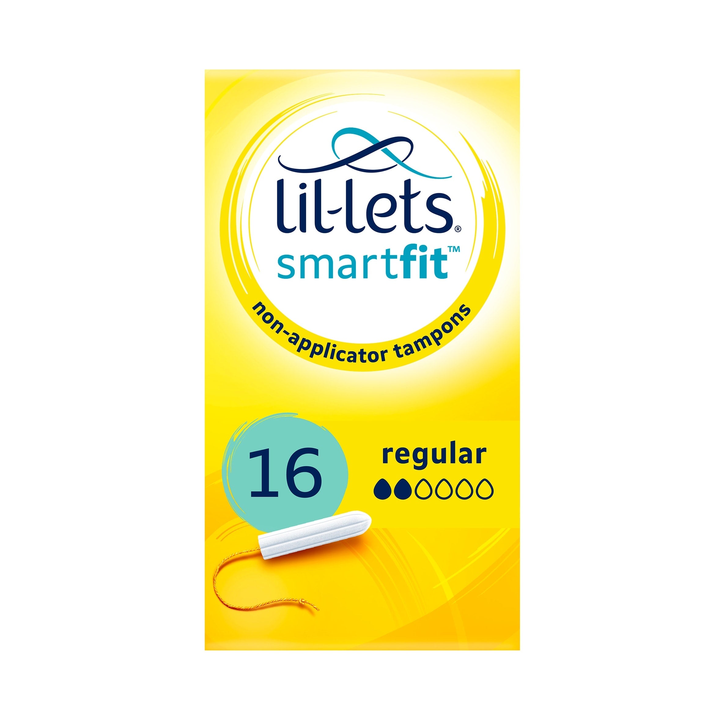Lil Lets Non Applicator Regular Tampons 16 Pack