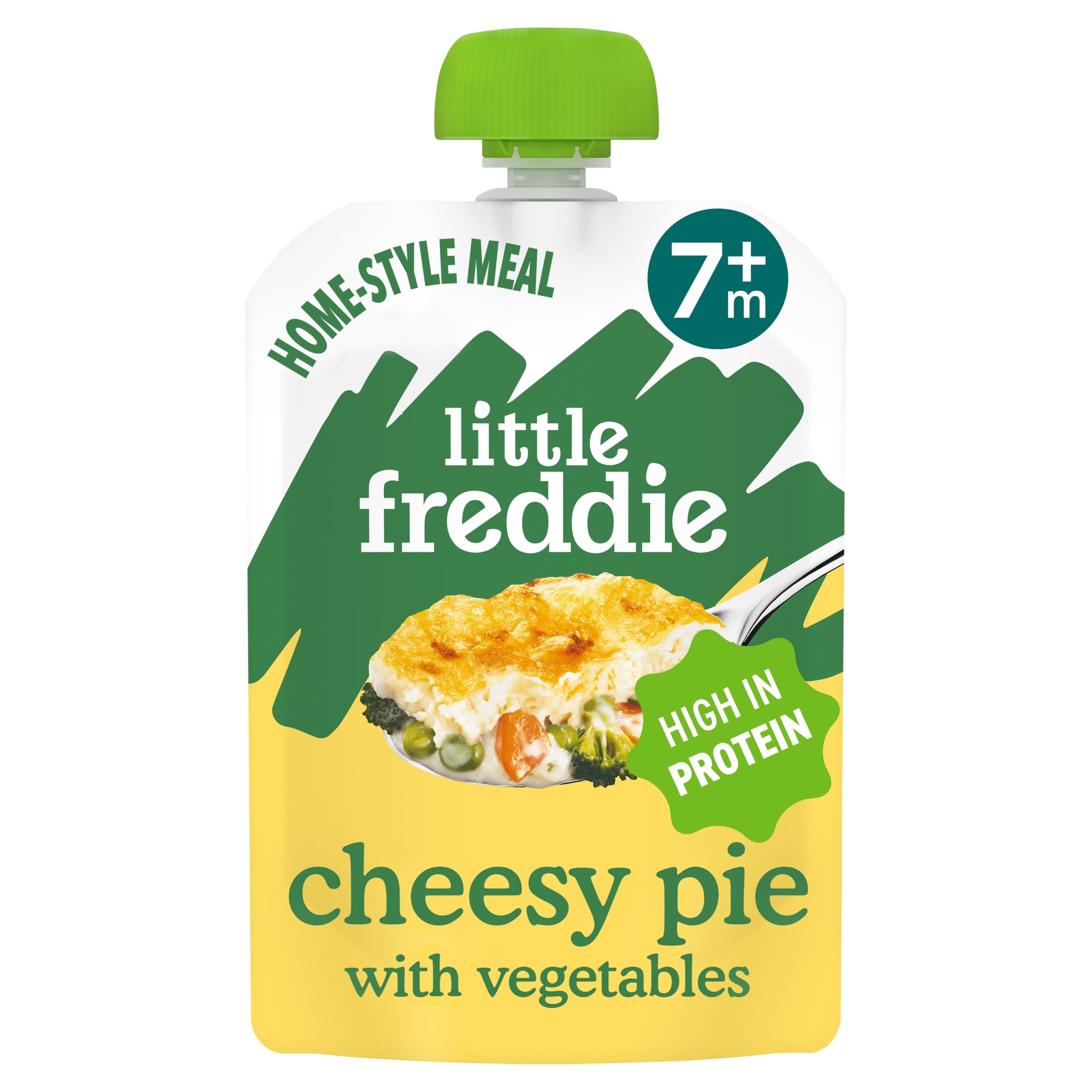 Little Freddie Organic Cheesy Pie With Vegetables Meal Pouch 7 Months+ 130 g