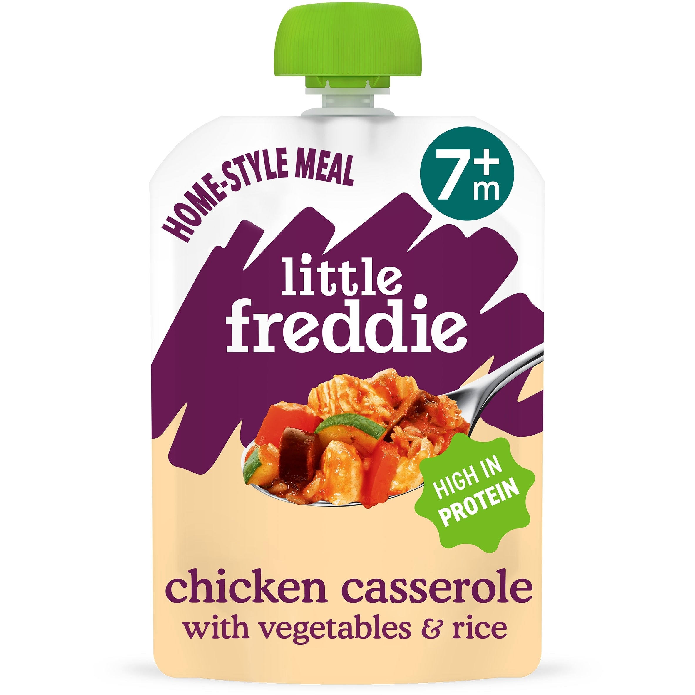 Little Freddie Organic Chicken Casserole With Vegetables & Rice 7 Months+ 130 g