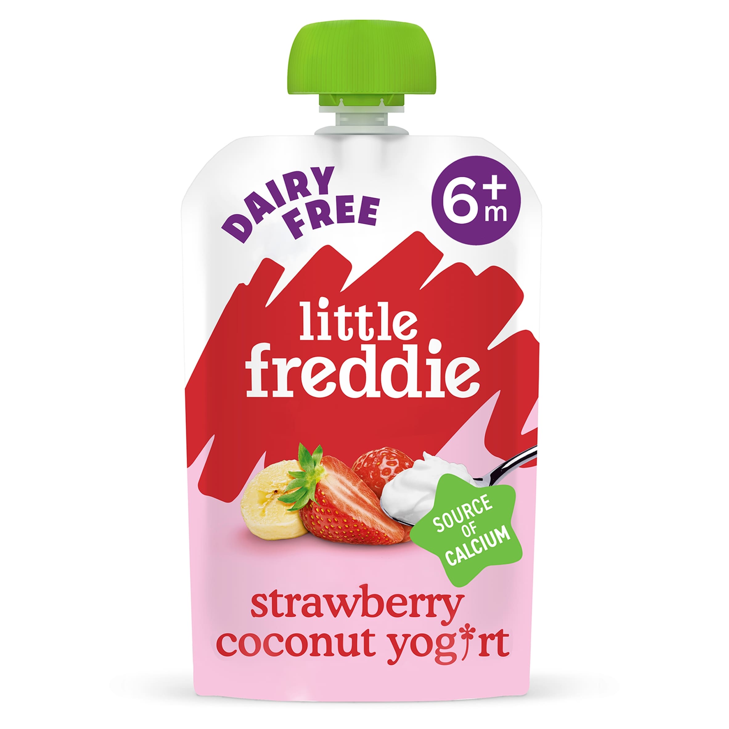 Little Freddie Organic Dairy-Free Strawberry Coconut Yogurt 90 g