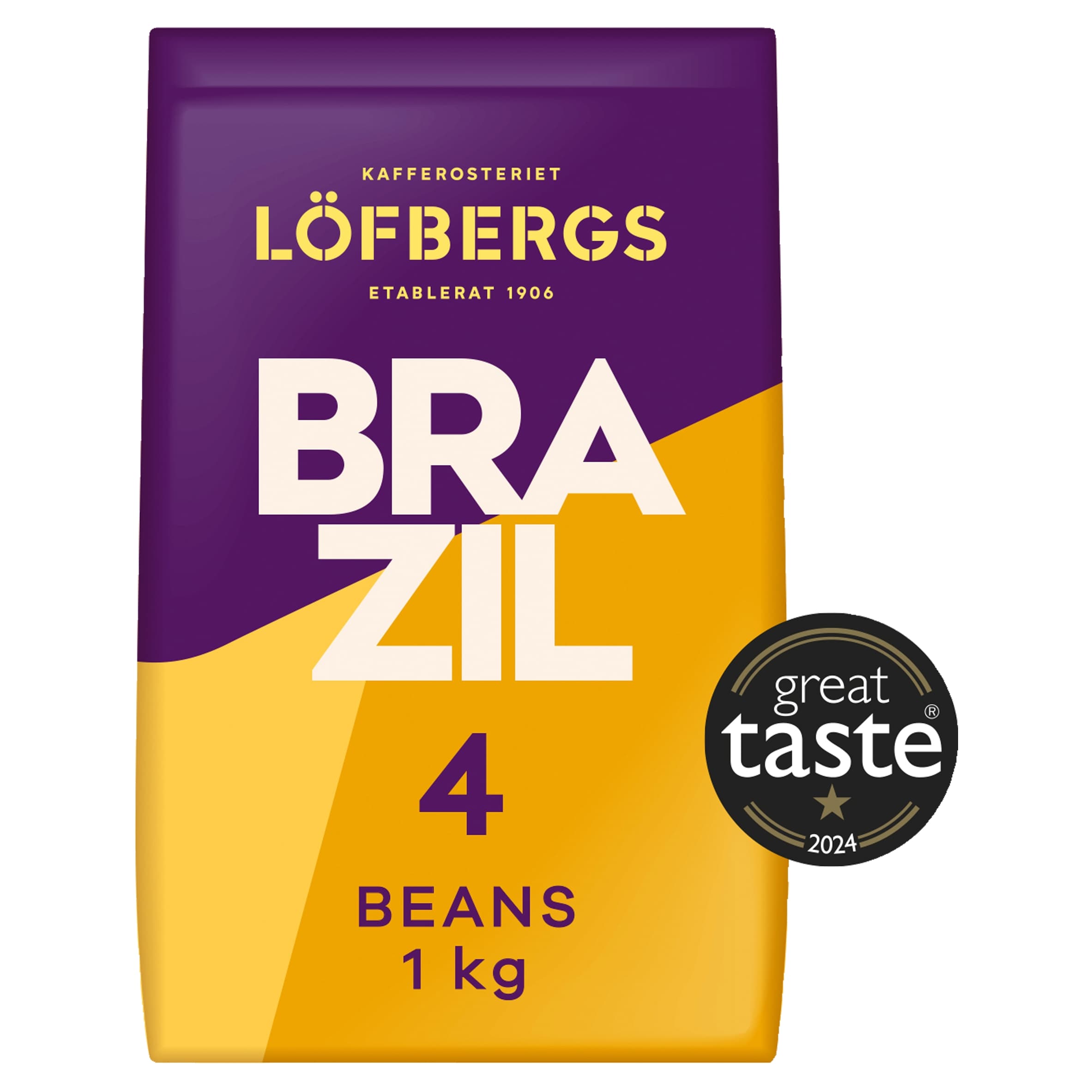 Lofbergs Brazil Single Origin Whole Coffee Beans 1 kg