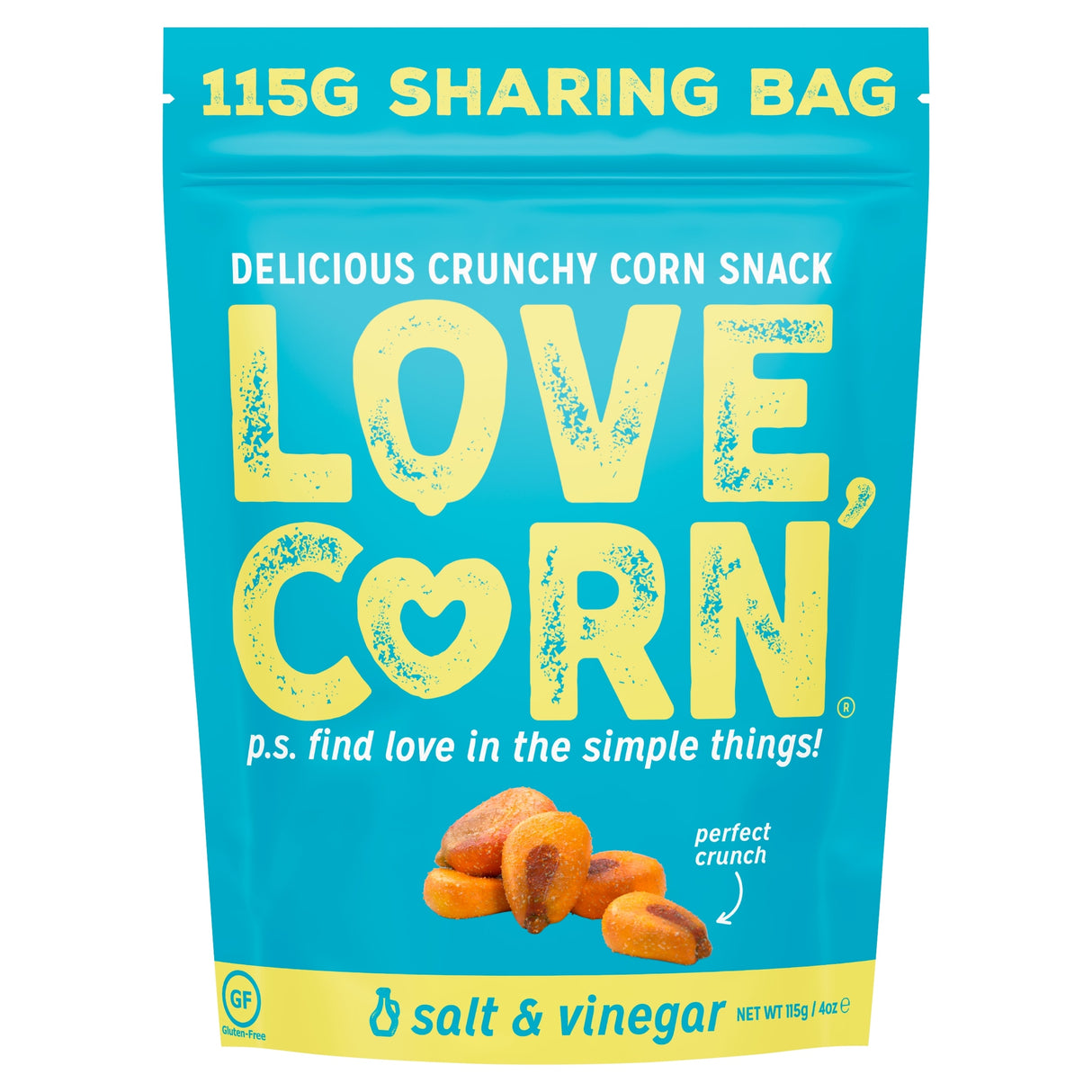 Love Corn Salt & Vinegar 115 g