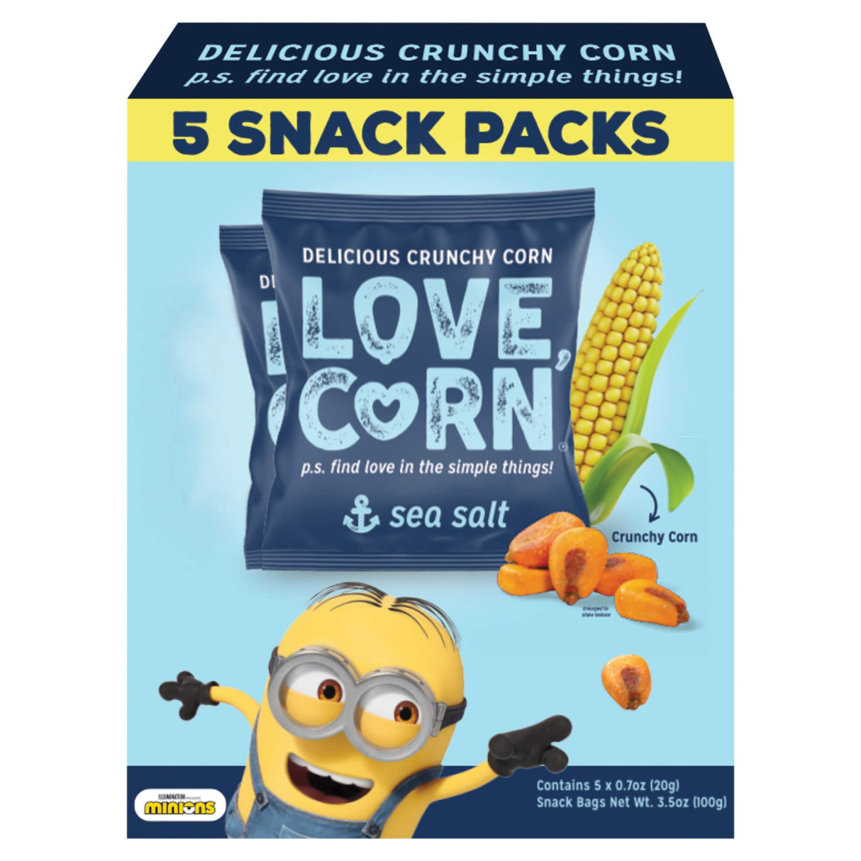 Love Corn Sea Salt Multi-Pack 20 g x 5