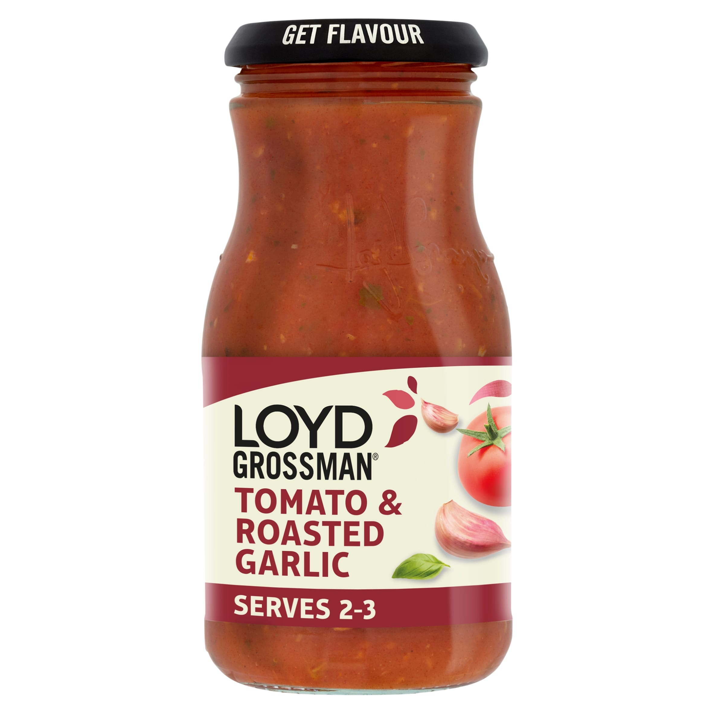 Loyd Grossman Tomato Roasted Garlic Pasta Sauce 350 g