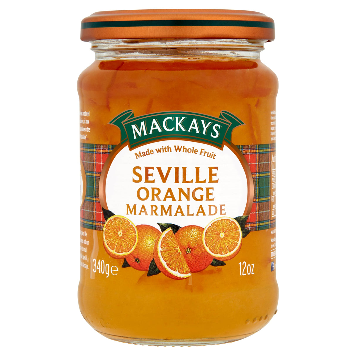 Mackays Natural Fruit Seville Orange Marmalade 340 g
