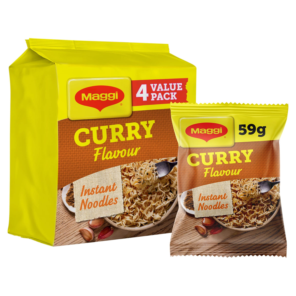 Maggi 3 Minute Instant Noodles Curry Flavour 59 g