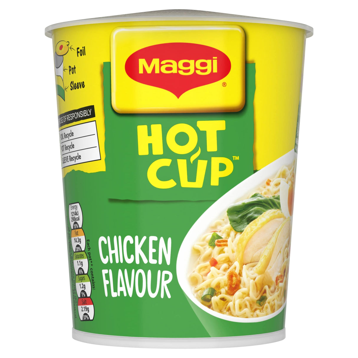 Maggi Hot Cup Chicken Noodles Pot 59.2 g