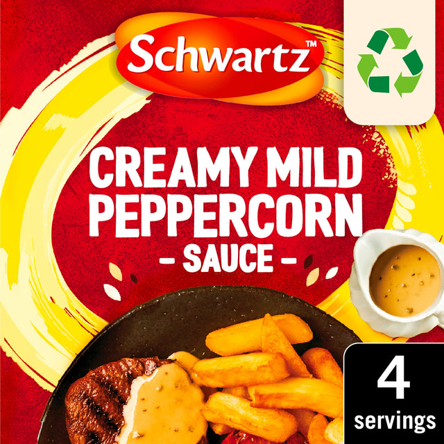 Schwartz Creamy Mild Peppercorn Sauce Mix 25 g
