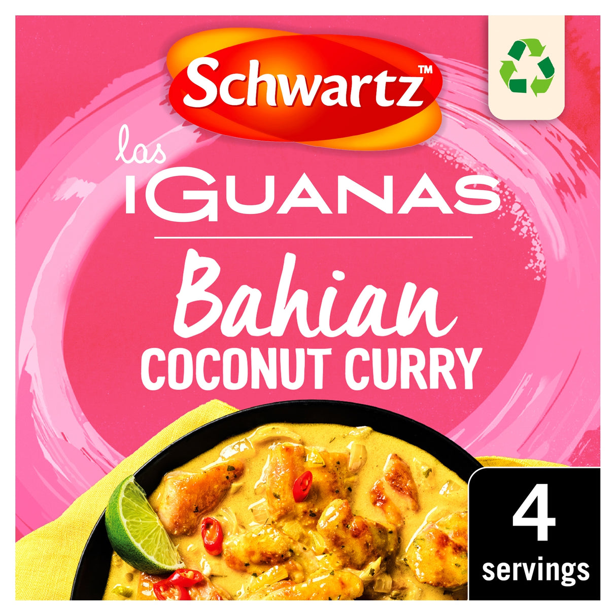 Schwartz Las Iguanas Bahian Coconut Curry Recipe Mix 25 g