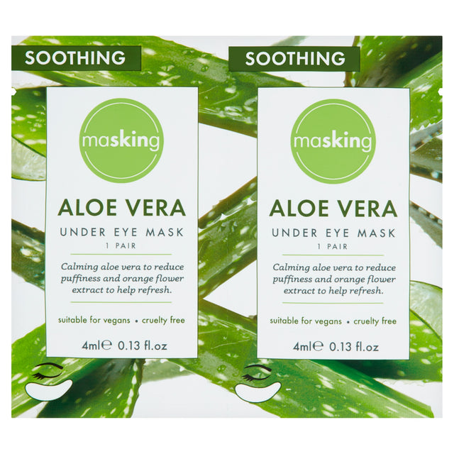Masking Soothing Under Eye Mask Aloe Vera 2 x 4 ml