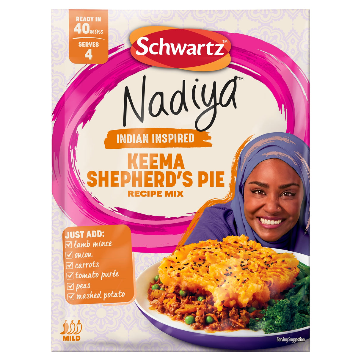 Schwartz Nadiya Keema Shepherd's Pie Recipe Mix 33 g