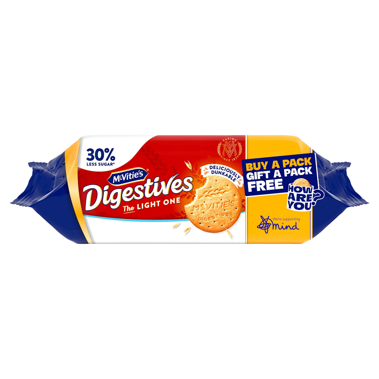 McVitie's Digestives Biscuits The Light One 250 g