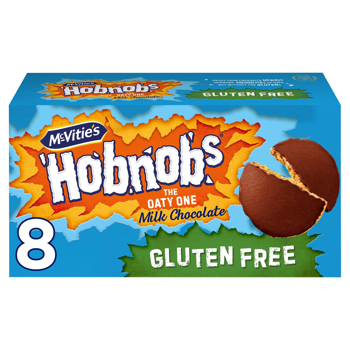 McVitie's Gluten Free Milk Chocolate Hob Nobs Biscuits 150 g