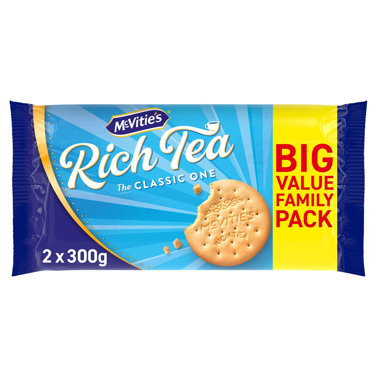 McVitie's Rich Tea The Classic One Twin Pack 2 x 300 g