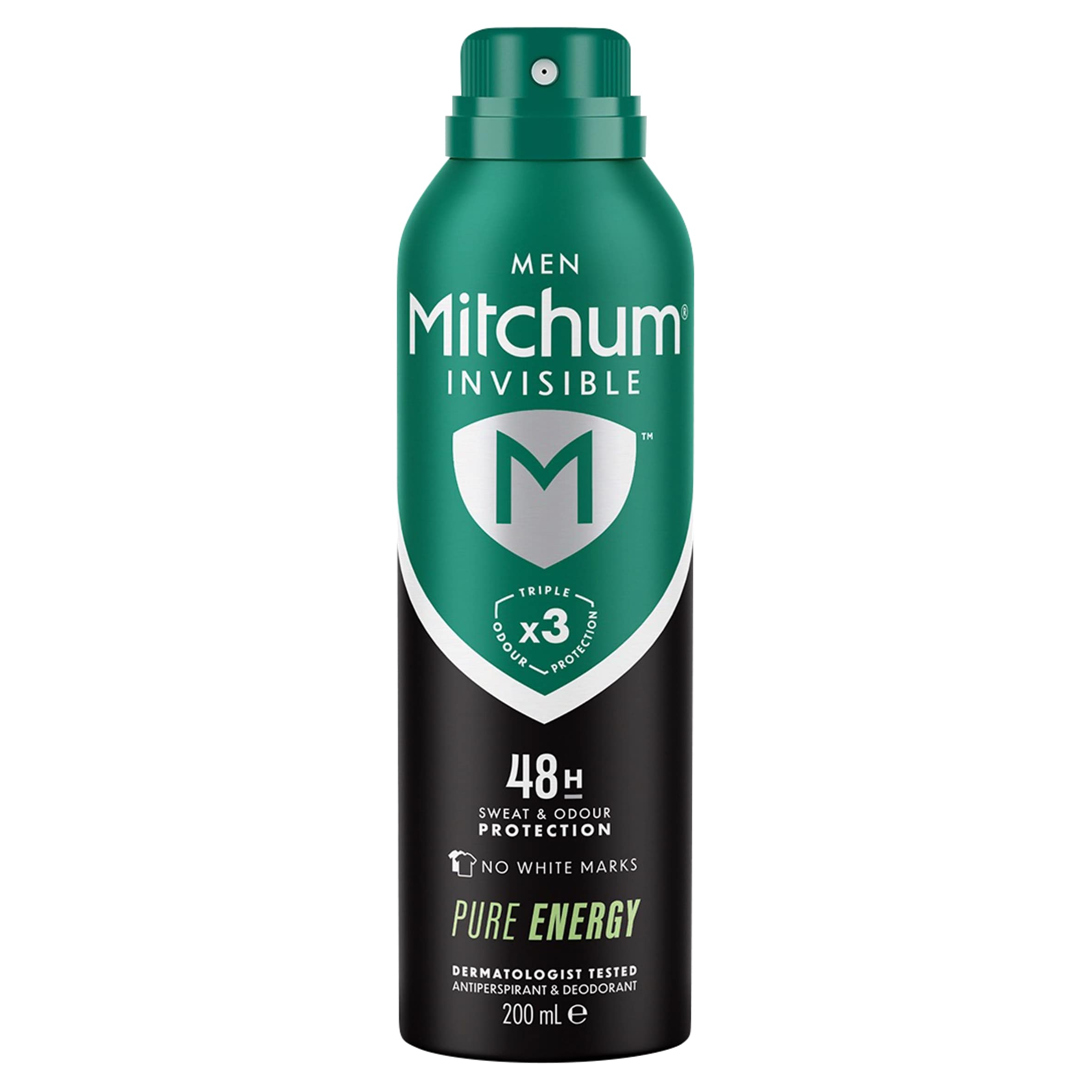Mitchum Mens Pure Energy Anti-Perspirant Deodorant 200 ml