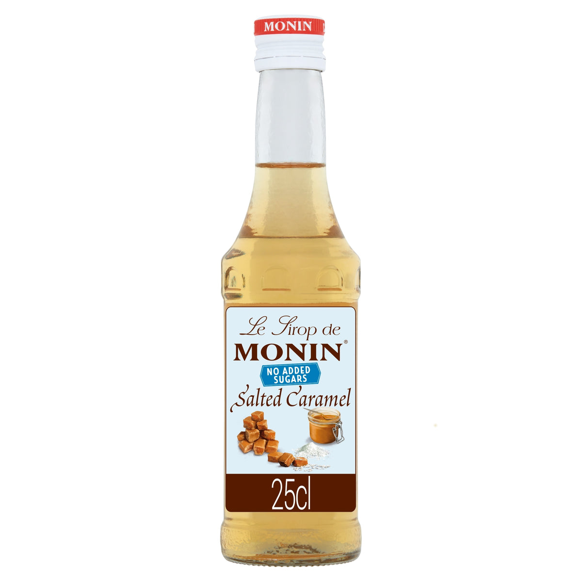 Monin No Added Sugar Salted Caramel Syrup 25 cl