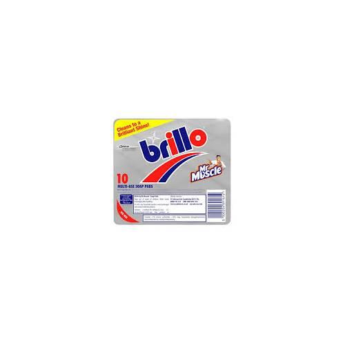 Mr Muscle & Brillo Soap Pads 10 Pack