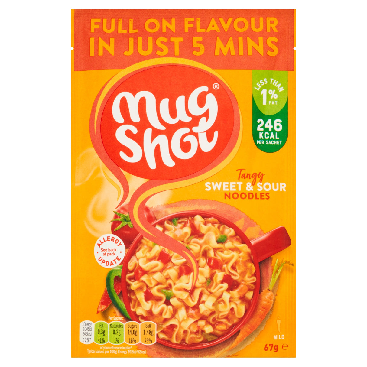 Mug Shot Sweet & Sour Noodles 67 g