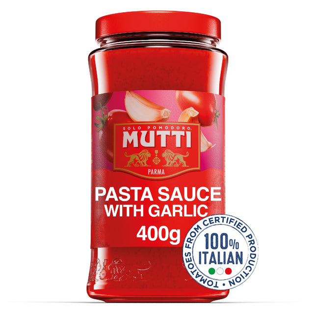 Mutti Tomato Pasta Sauce With Garlic 400 g