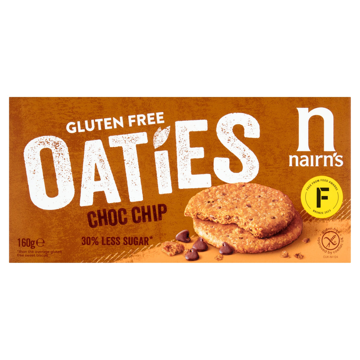 Nairn's Gluten Free Oaties Chocolate Chip Biscuits 160 g
