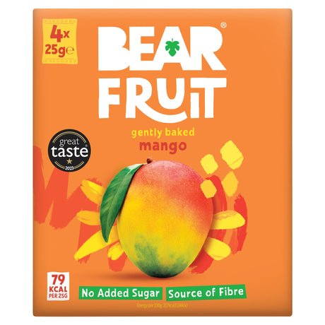 Bear Fruit Dried Mango 4 x 25 g