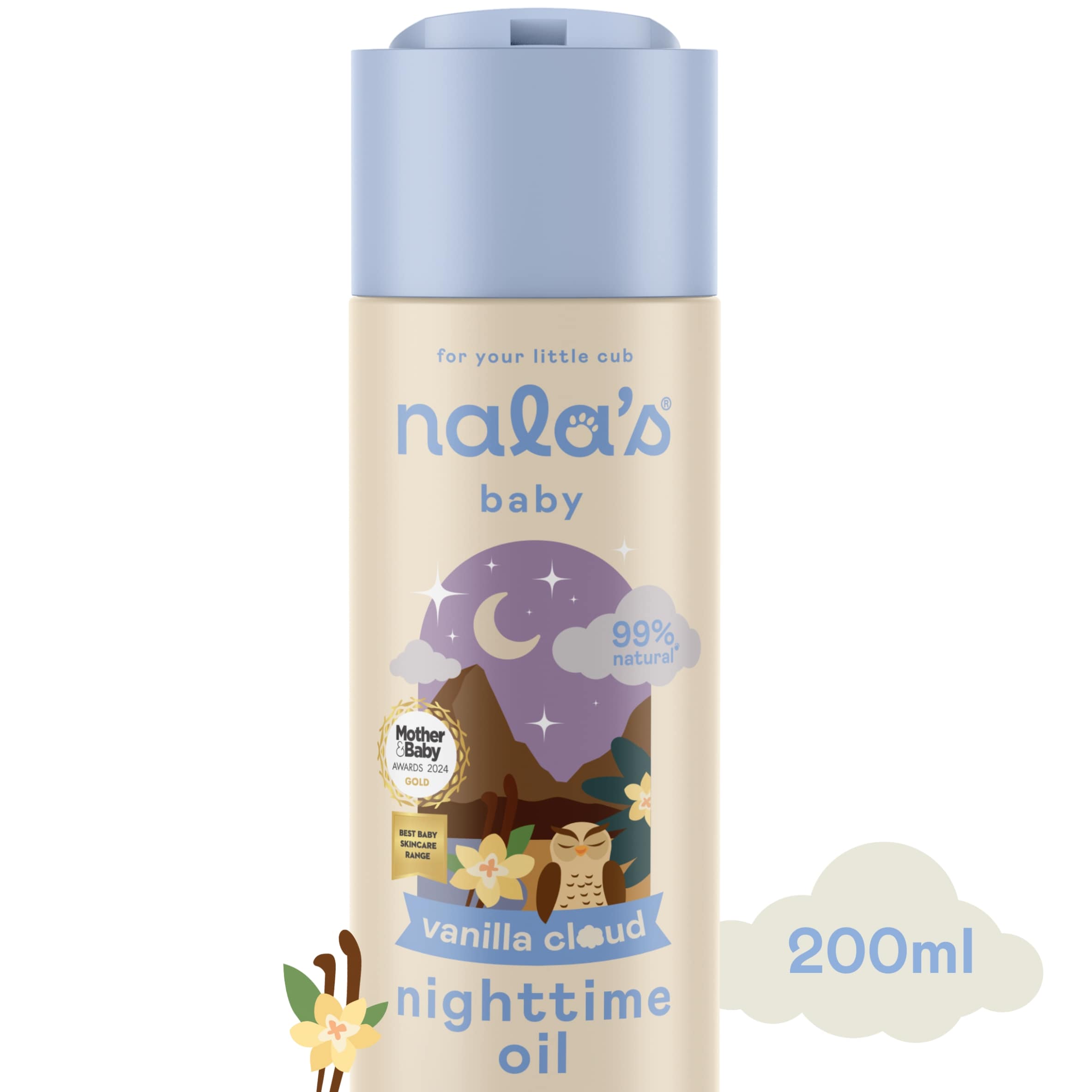 Nala's Baby Nighttime Oil Vanilla Cloud 200 ml