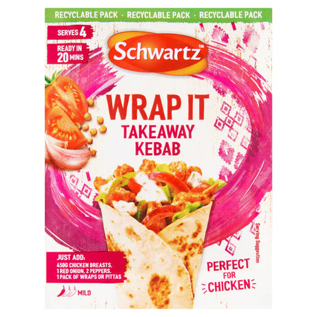 Schwartz Wrap It Takeaway Kebab Recipe Mix 30 g