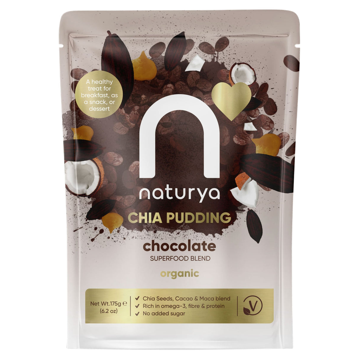 Naturya Chia Pudding Chocolate Organic 175 g