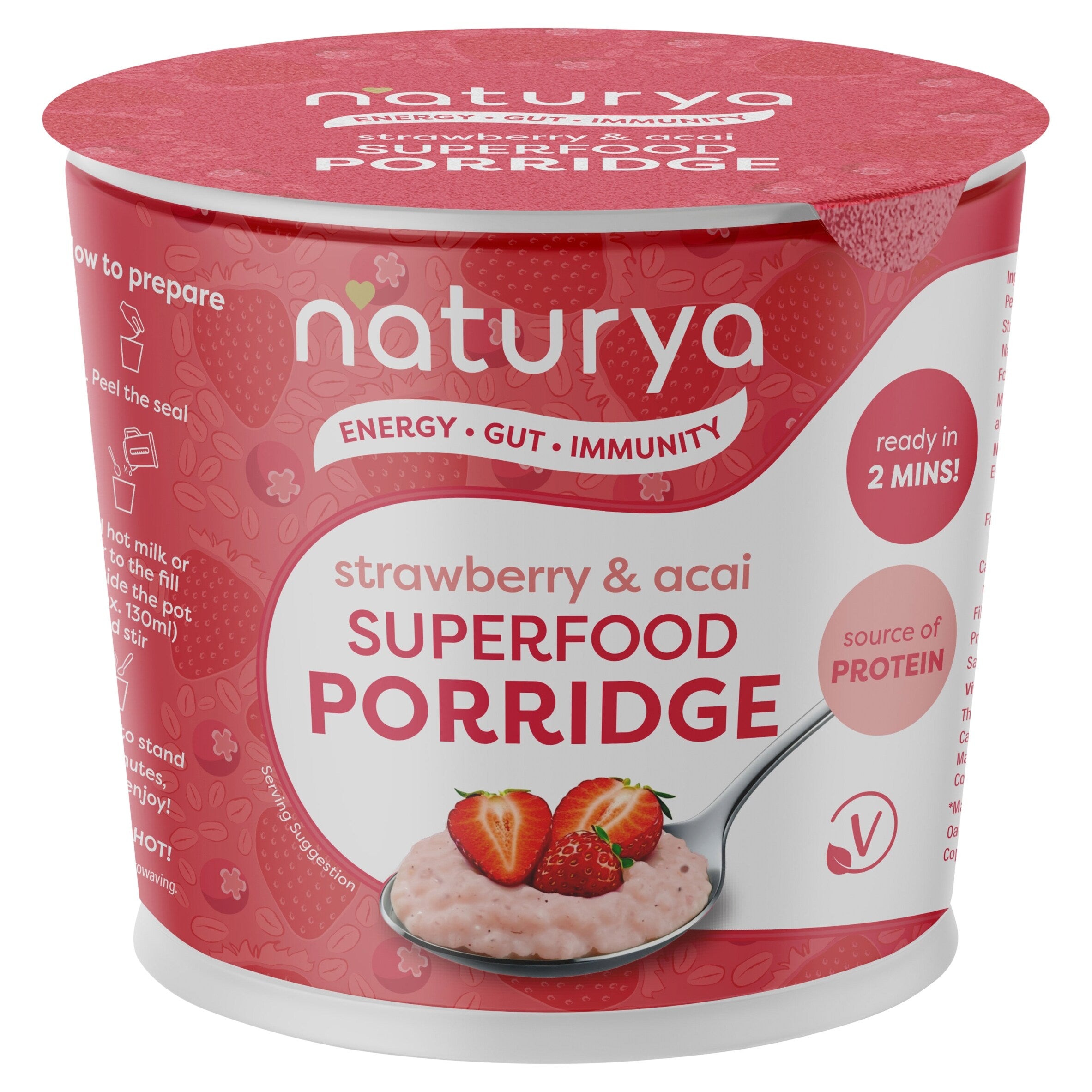 Naturya Gut Health Superfood Porridge Mixed Berry 55 g