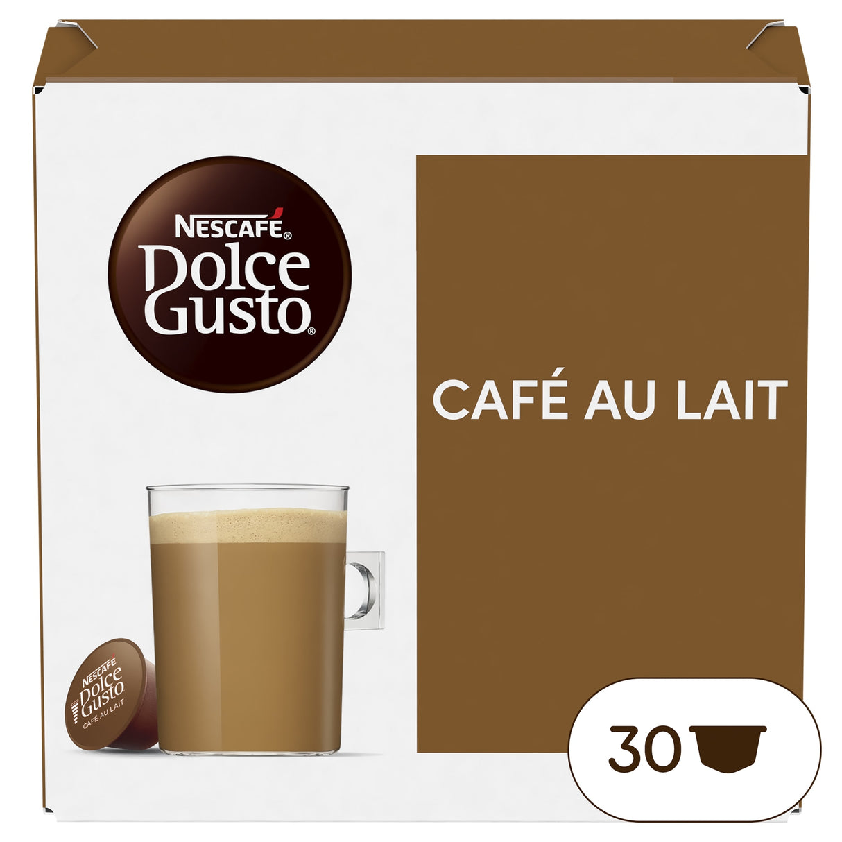 Nescafe Dolce Gusto Cafe Au Lait Coffee Pods x 30 300 g