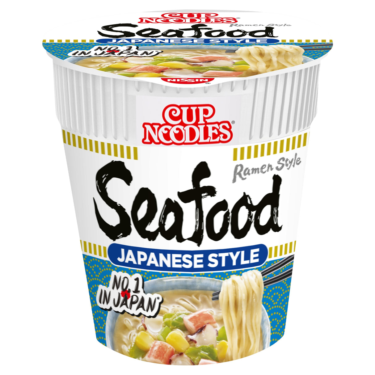 Nissin Cup Noodles Instant Ramen Pot Japanese Seafood 75 g