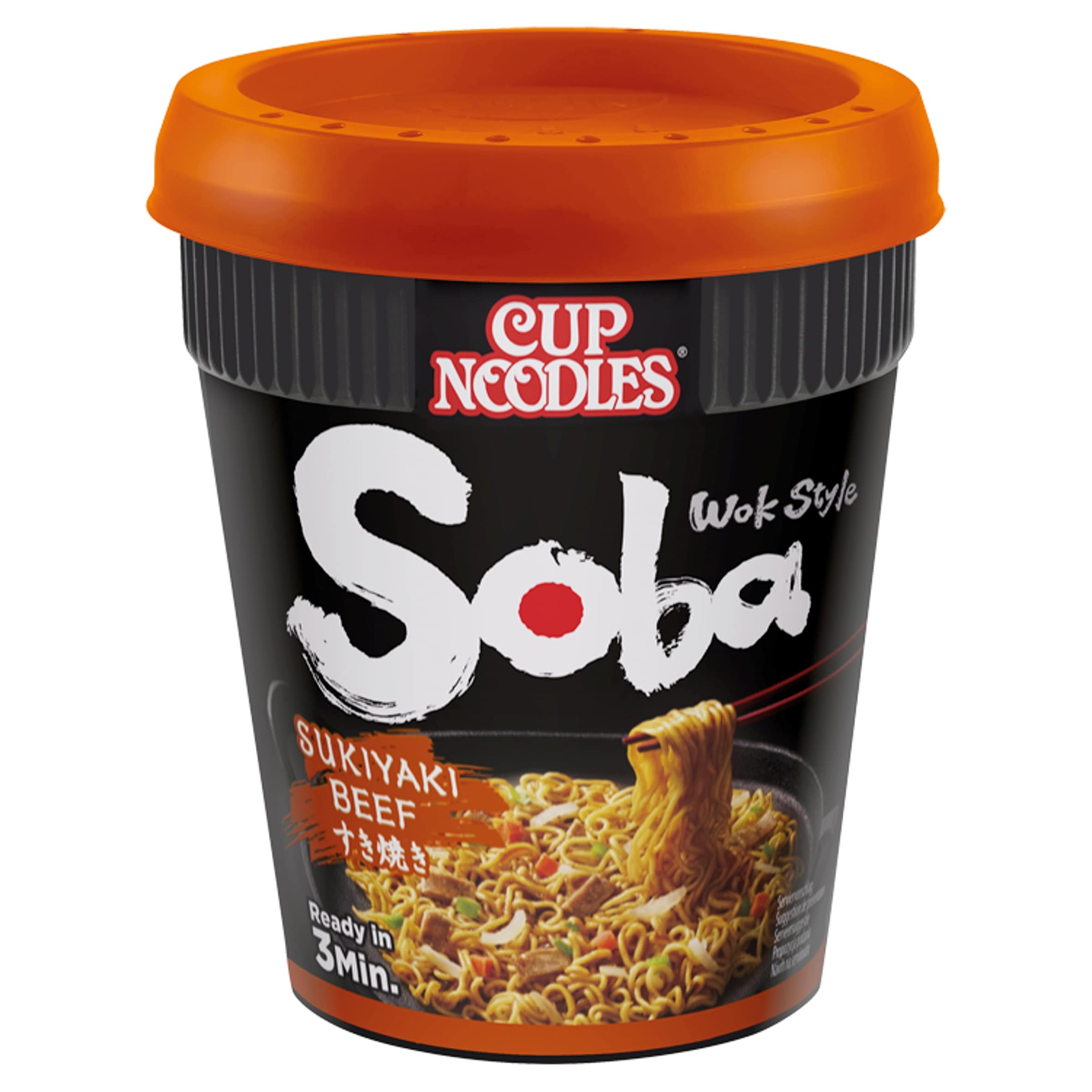 Nissin Soba Cup Sukiyaki Beef 89 g
