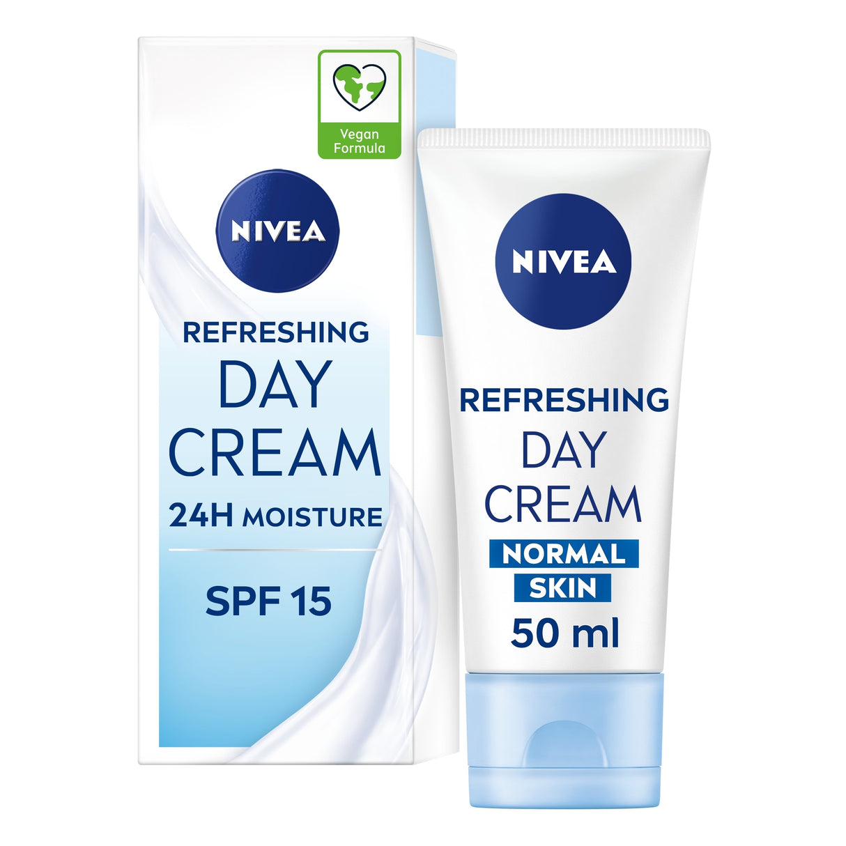 Nivea Refreshing Day Cream Moisturiser SPF 15 Normal Skin 50 ml