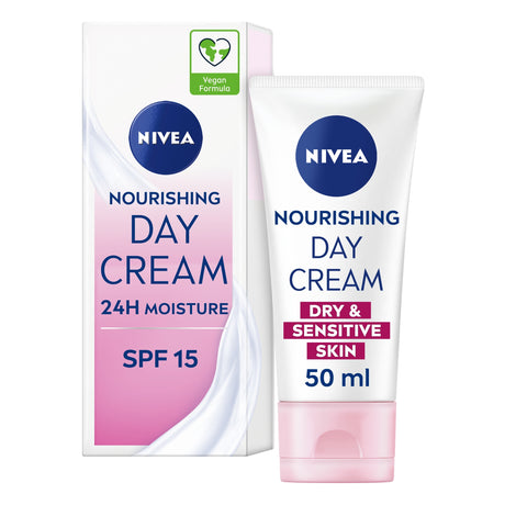 Nivea Rich Daily Moisturiser Cream Dry Sensitive 50 ml