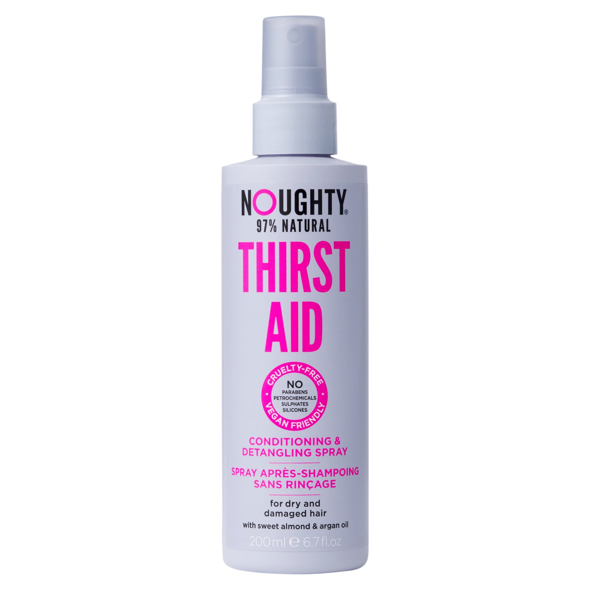 Noughty Thirst Aid Vegan Conditioning & Detangling Spray 200 ml