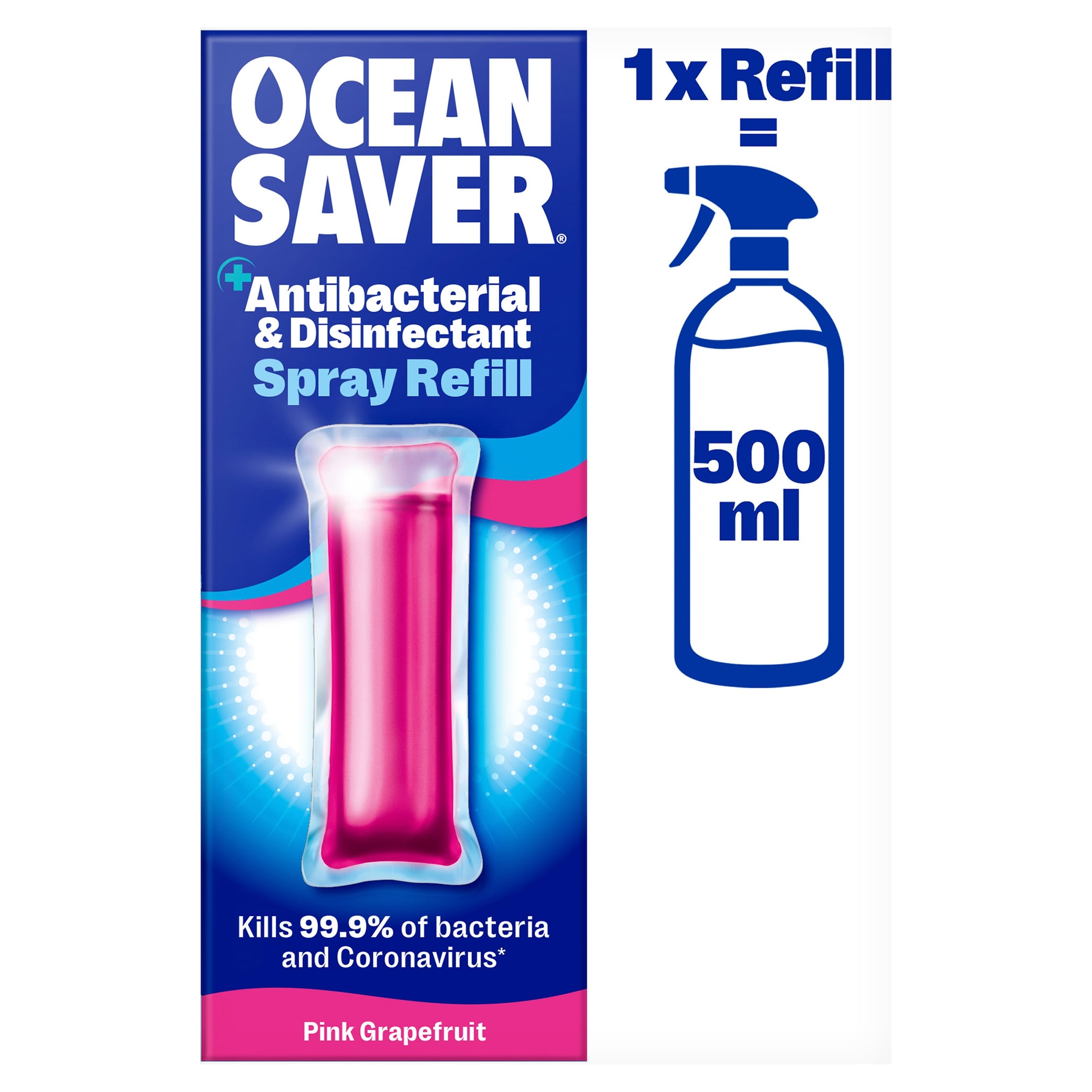 Ocean Saver Surface Cleaner Pink Grapefruit 9 ml
