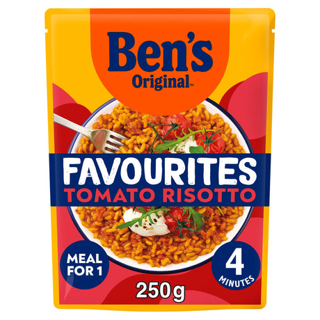 Ben's Original Favourites Risotto Tomato & Italian Style Herbs Microwave Rice Meal 250 g