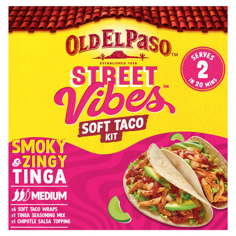 Old El Paso Street Vibes Soft Taco Kit Chipotle 257 g