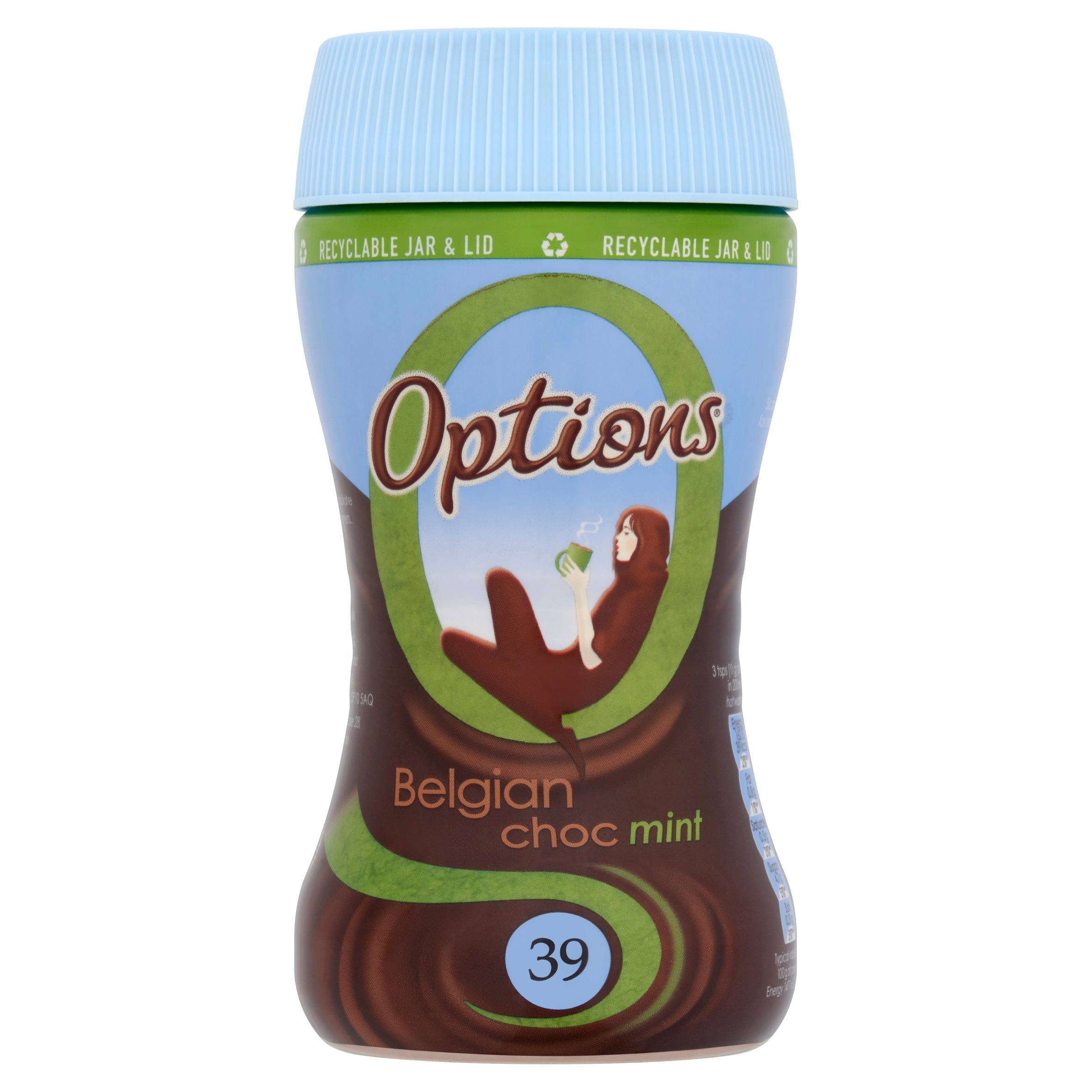 Options Belgian Mint Choc Jar 220 g