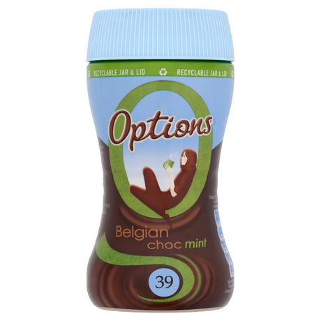 Options Belgian Mint Choc Jar 220 g