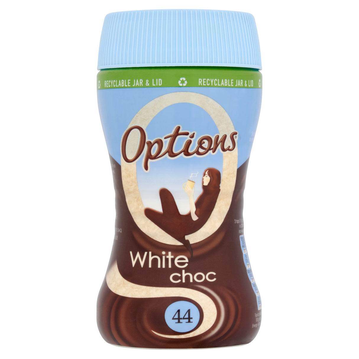 Options White Choc Jar 220 g