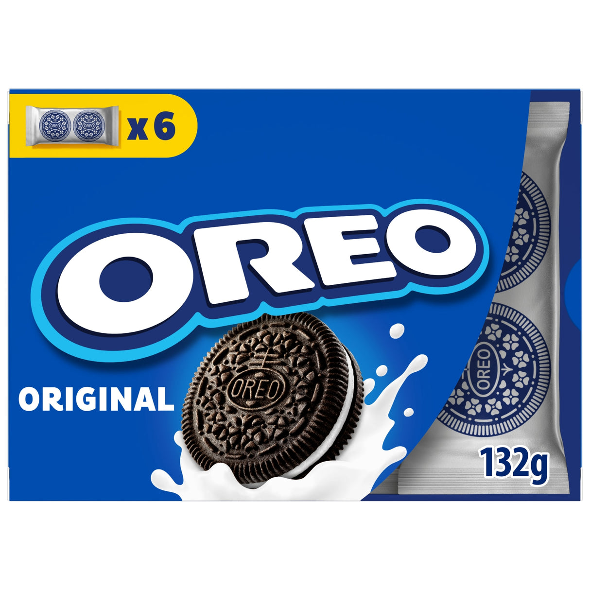 Oreo Lunchbox Vanilla Chocolate Cookies Multi-Pack x 6 132 g