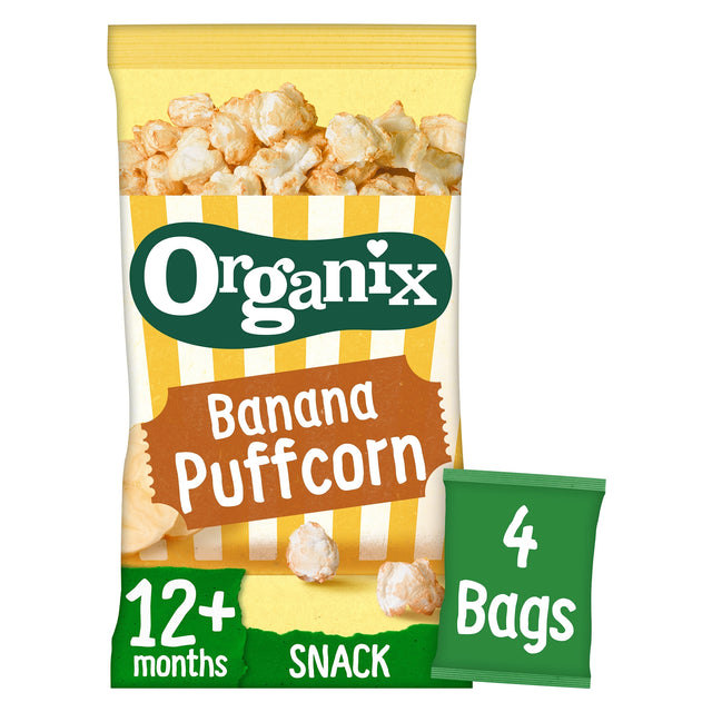 Organix Banana Puffcorn 4 x 10 g
